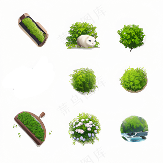 手绘练习小植物花草系列25