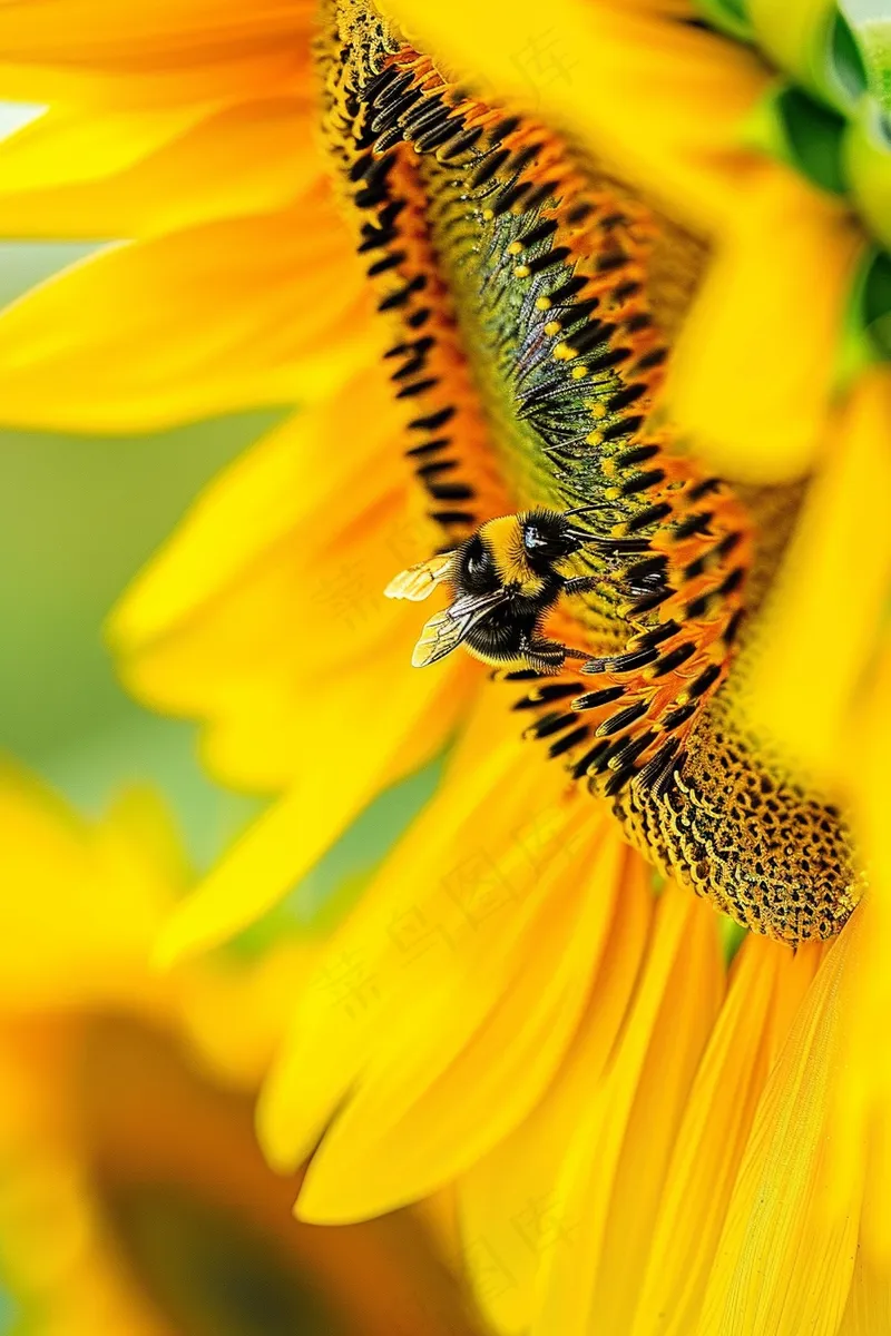 向日葵向阳鲜花摄影图(2688x4032)