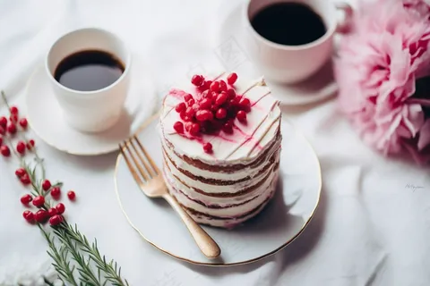 美味的蛋糕节日蛋糕甜点摄影图