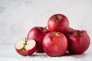 苹果水果摄影图