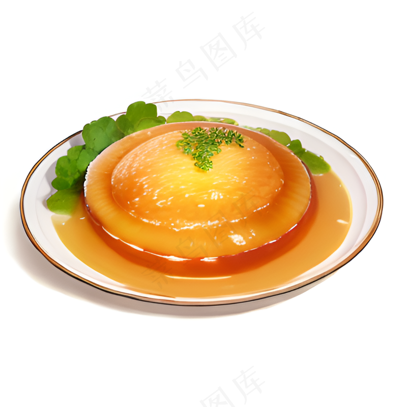 橙色果冻糕点美食西式35