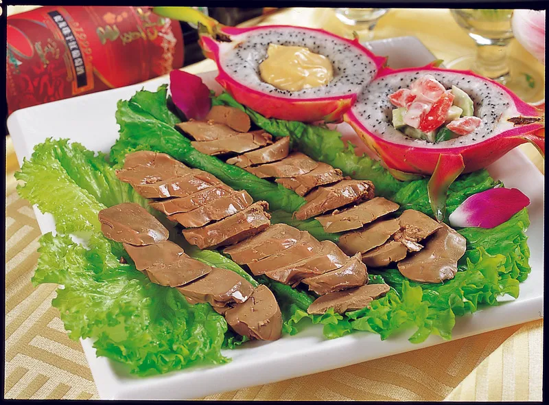 川式沙拉鹅肝  48元每份