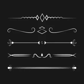 矢量免扣装饰元素AI素材