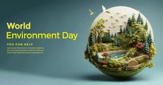 森林国外简约2.5D14海报