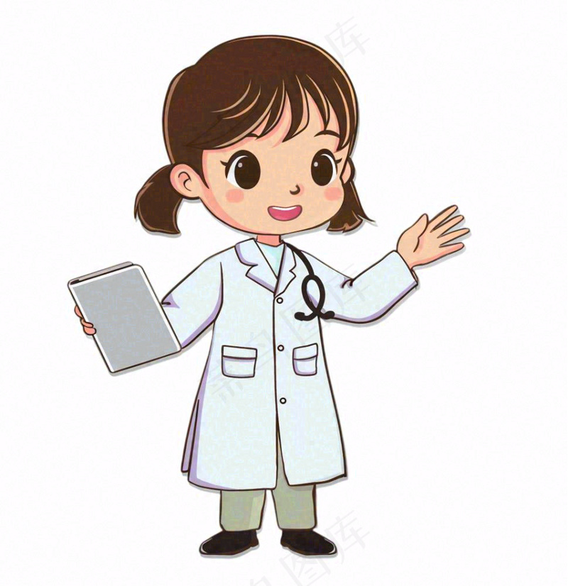 医生医疗医务工作者人物卡通插画免抠