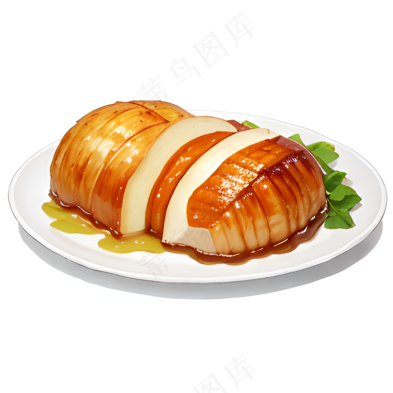 橙色果冻糕点美食西式77