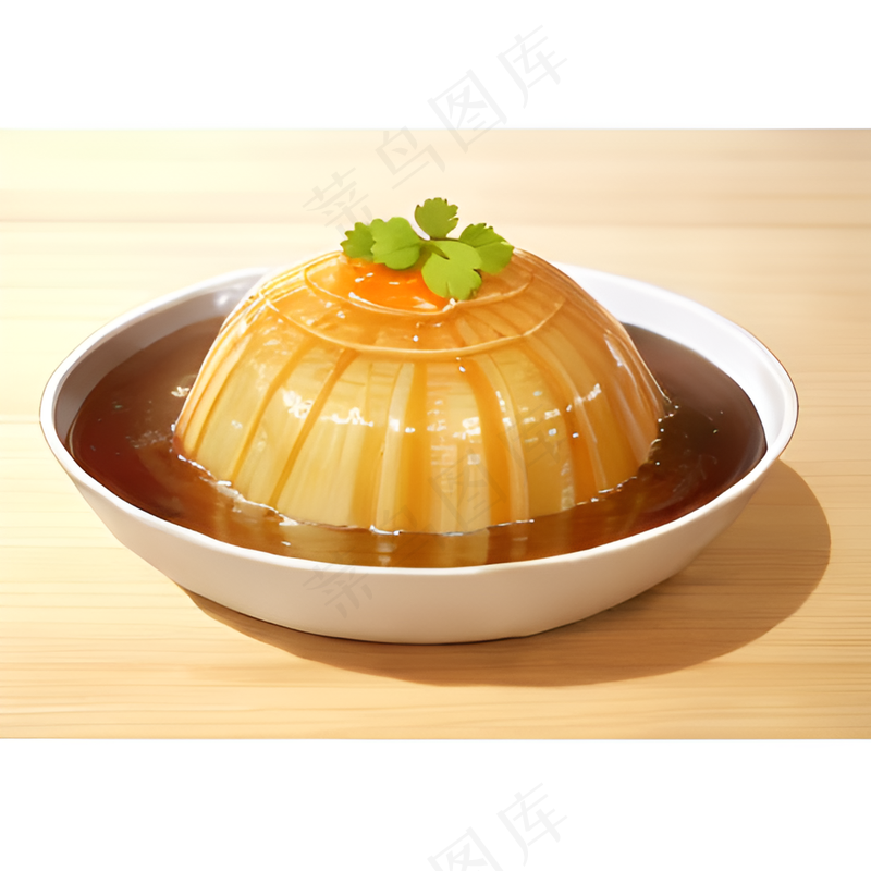 橙色果冻糕点美食西式10