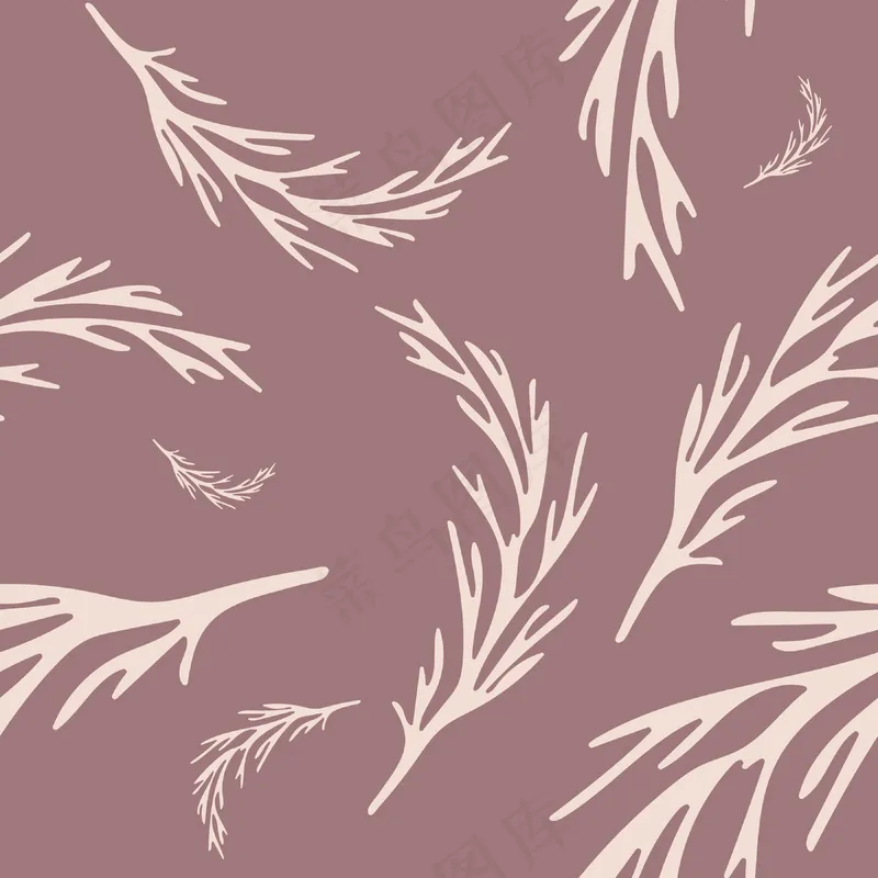 植物森系底纹