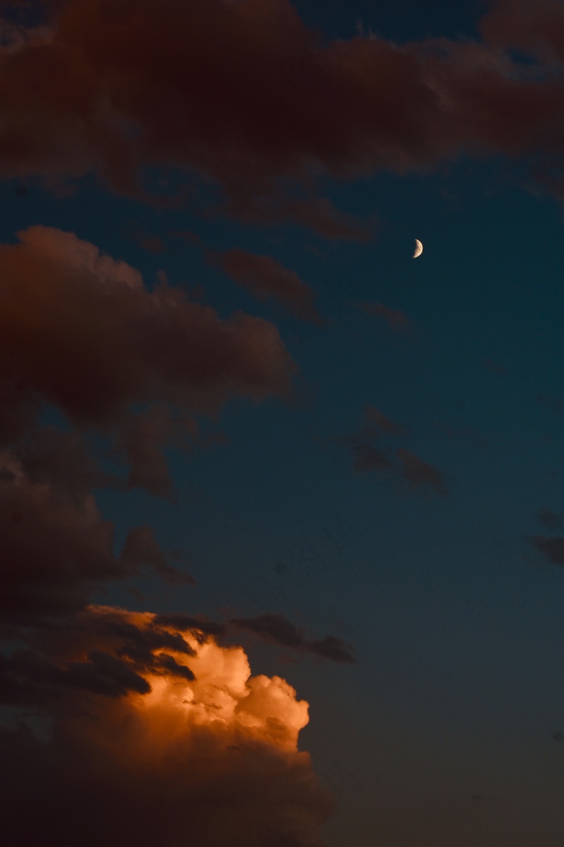 夕阳晚霞图片