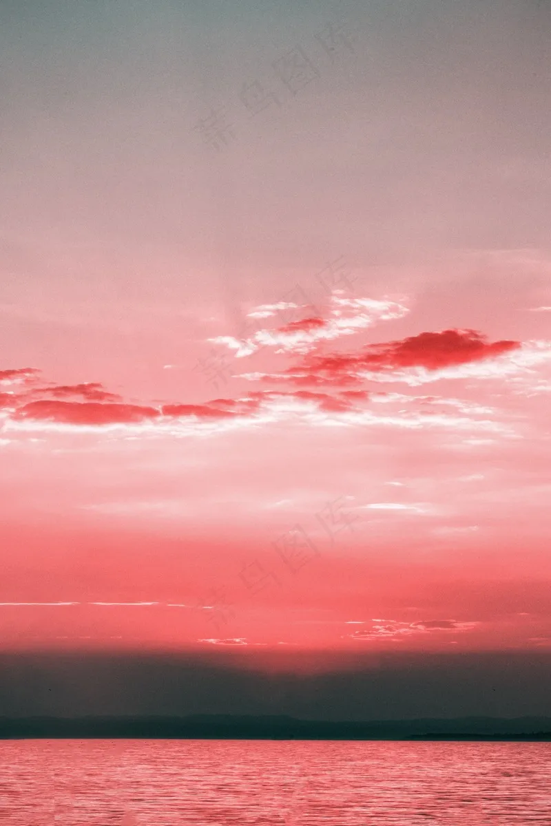 夕阳晚霞图片