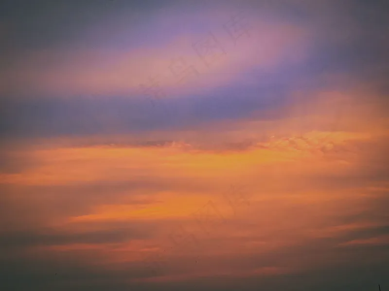 夕阳晚霞图片