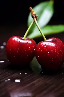 新鲜樱桃车厘子水果摄影图