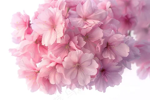 春日樱花花朵摄影图