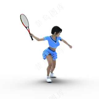 免抠网球体育运动人物