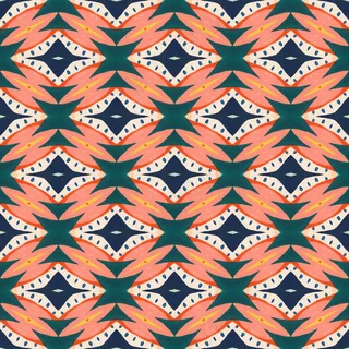 复古几何图案