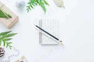 简约风格笔记本拍摄