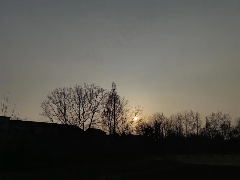 故乡的傍晚