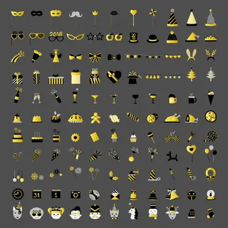 图标合集矢量免扣AI素材