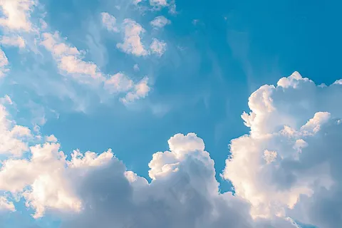 蓝天白云天气天空摄影图 蓝天白云天气天空摄影图