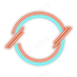 圆形彩色光圈背景图素材