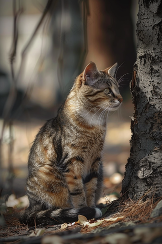 猫咪宠物猫可爱动物摄影图