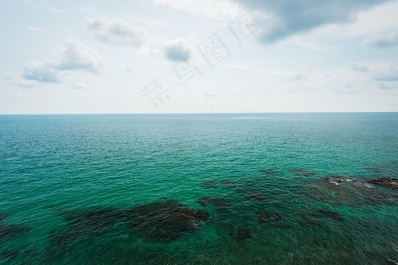 大海沙滩图片