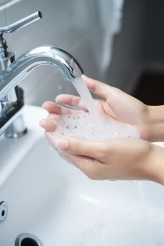 洗手清洁卫生摄影图