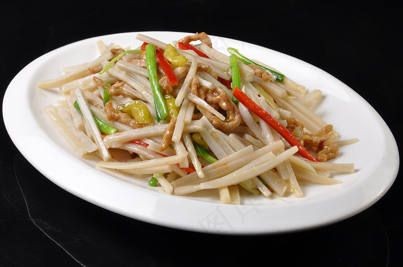 莲菜肉丝22