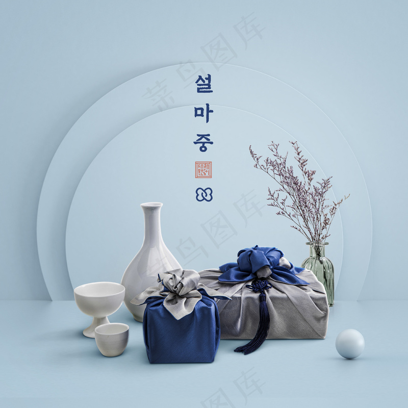 C4D包装12背景psd模版下载