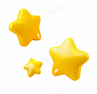 小星星天气卡通插画免抠