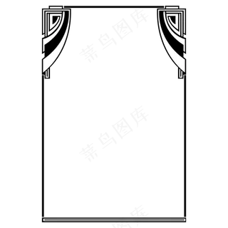 装饰边框矢量免扣AI素材