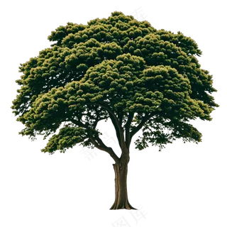 PSD免抠广玉兰树