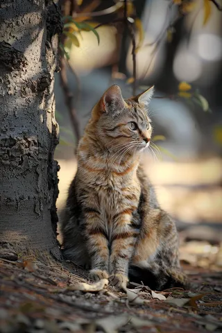 猫咪宠物猫可爱动物摄影图