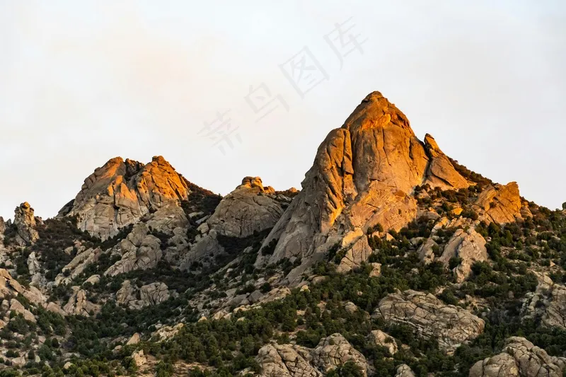 金色的山峰