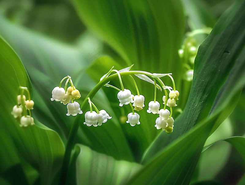 铃兰花植物花朵摄影图(3696x2784)