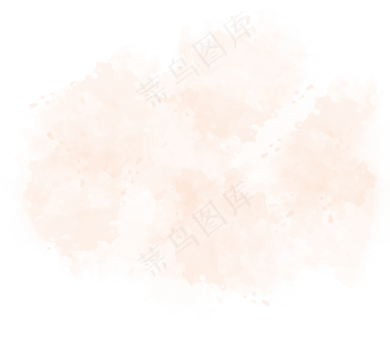 中国新年传统水墨晕染彩色免扣图片素材83