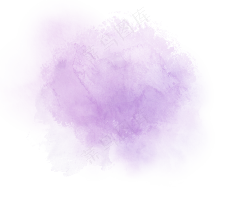 中国新年传统水墨晕染彩色免扣图片素材8