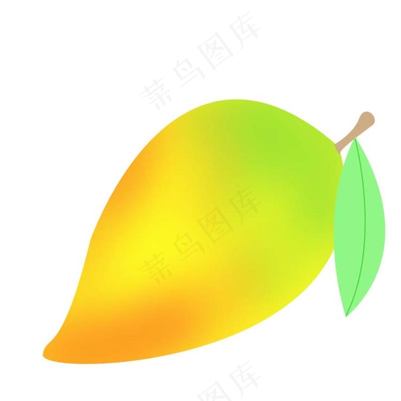 卡通小芒果psd模版下载