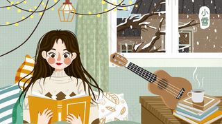 小雪传统24节气海报模板386