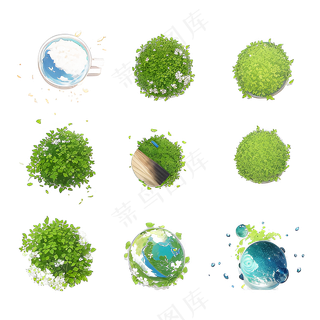 手绘练习小植物花草系列36