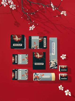 文创vi艺术生活物品样机