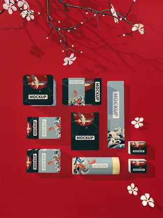 文创vi艺术生活物品样机