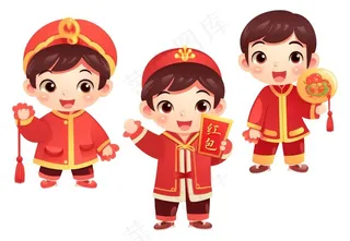 喜庆福娃可爱形象