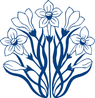 古代青花瓷图案花纹中国风图案祥云纹理传统图腾PNG免扣素材