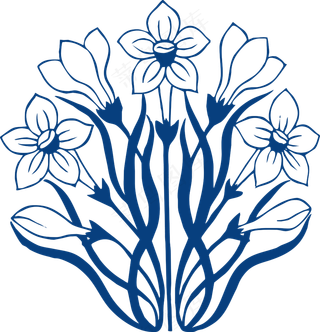 古代青花瓷图案花纹中国风图案祥云纹理传统图腾PNG免扣素材