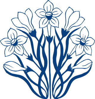 古代青花瓷图案花纹中国风图案祥云纹理传统图腾PNG免扣素材