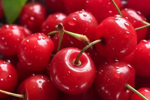 新鲜樱桃车厘子水果摄影图