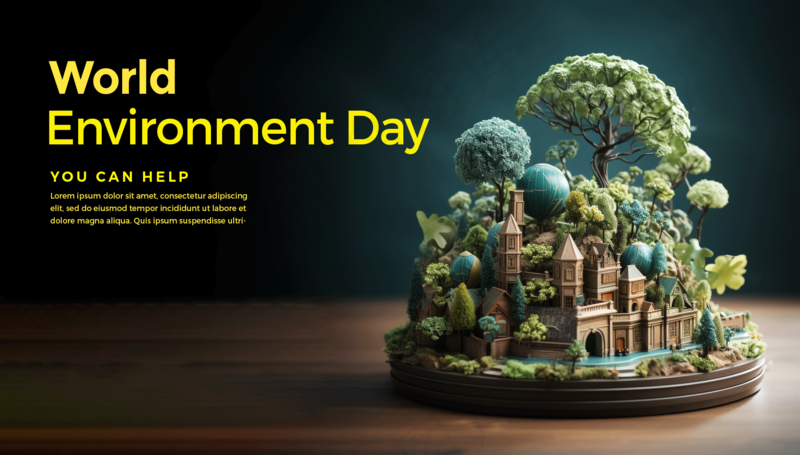 森林国外简约2.5D6海报