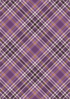 紫色系 斜纹格子布