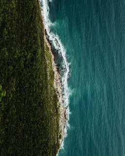 悬崖边的碧海绿洲 悬崖边的碧海绿洲